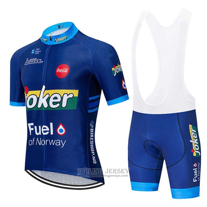 2020 Cycling Jersey Joker Fuel Blue Short Sleeve And Bib Short